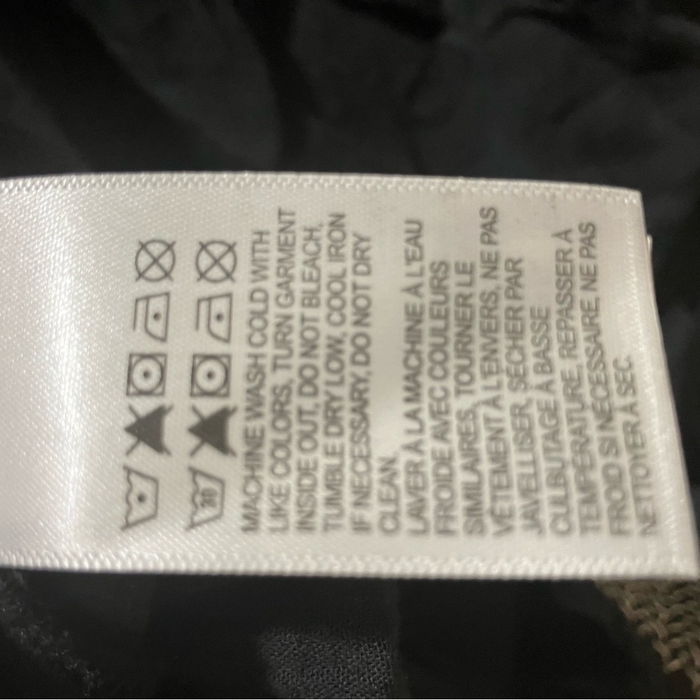 Lucky Brand Black Blouse with White Embroidery - Picture 11 of 13